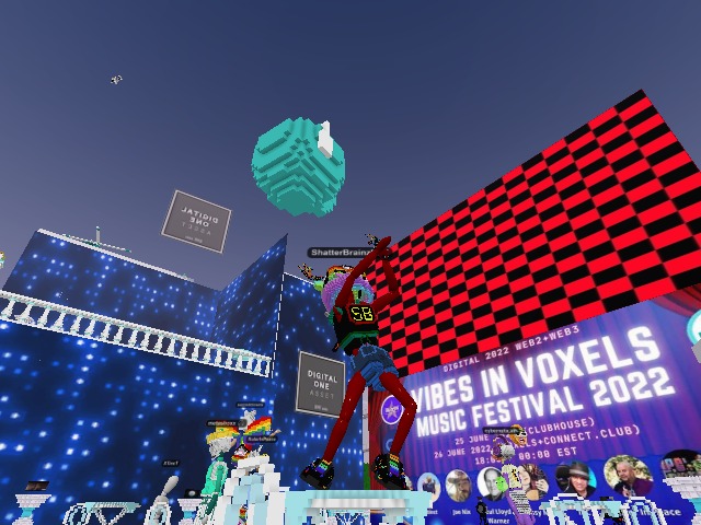 TONIGHT - Vibes in Voxels music festival - 18:00-00:00 EST