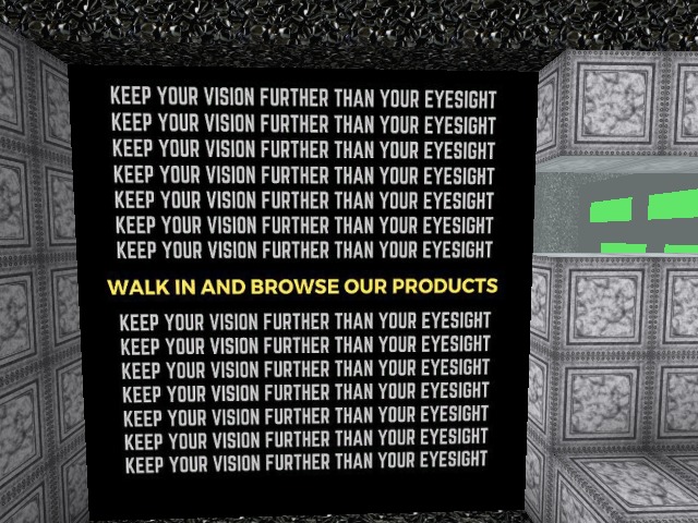 Keep your VISION further than your EYESIGHT!