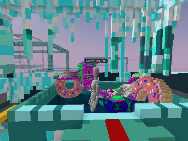 just a man and his mechabird in the bath. metaverse things and st uff