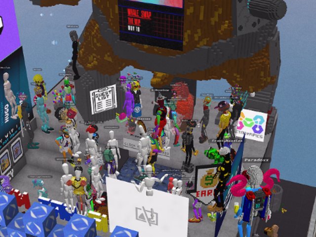 The Play to Earn house is packed for the WIP!!! @stellabelle is talking about how she prices her cryptoart. Fascinating insights