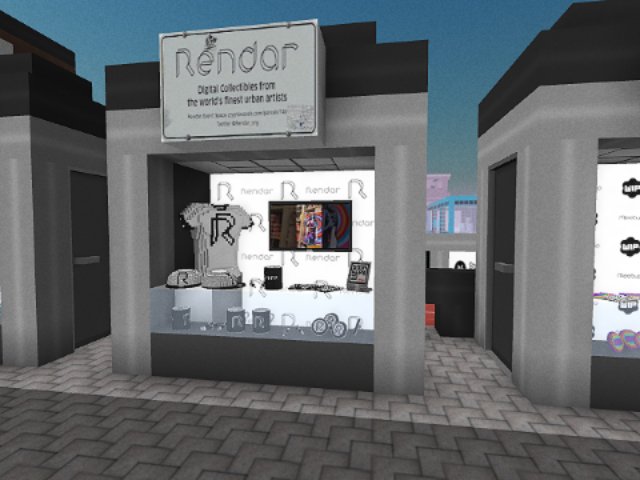 lol Rendar shop sign sooooo gritty and urban
