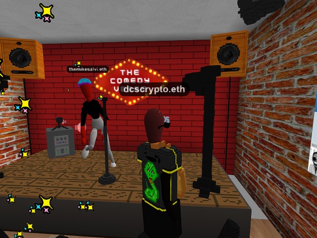 Live at the Comedy Club... Waddup Waddup... #DCSCRYPTO