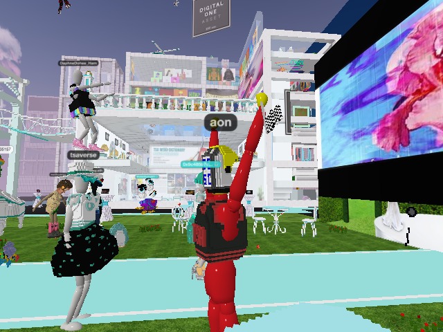 pushing the limits of voxels system. Digital One on Architect Island.