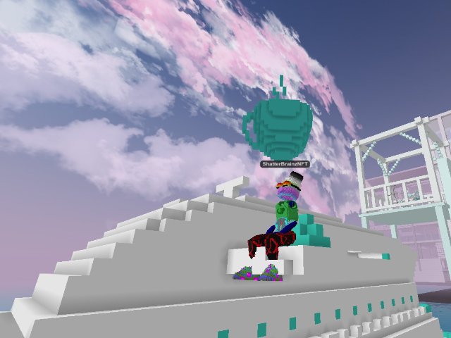 Beautiful evening on the yacht