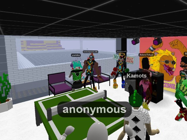 Partying with my peoples
in the effin metaverse let's go