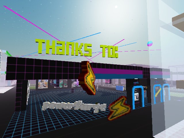 @thebeatminer would like to thank $Trash Gallery and Power Surge for the epic fun and parcel donation! I just build and joke aroung here but this game is amazing now. Like NOW in the present time... No wait! just NFT play!