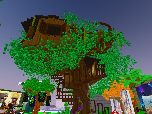 Detailed treehouse