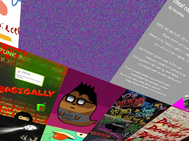 Punk pages on display <3