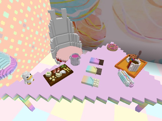 The voxels library is full of lovely sweets!