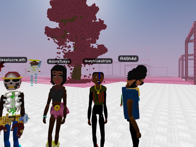 Toast to new friends in the metaverse!