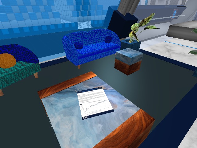 3iQ's latest digital asset bulletin looks good in the metaverse :) Nice to see immersive displays of content like this