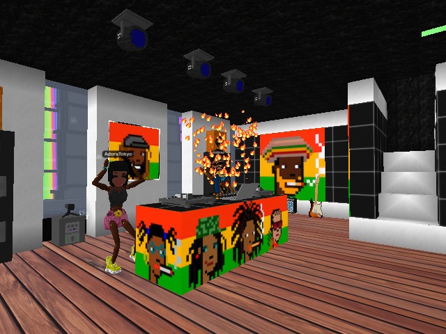 live from the rasta room - but we're playing more than reggae