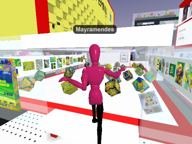Brazilian color Exhibition in #feminudao new building