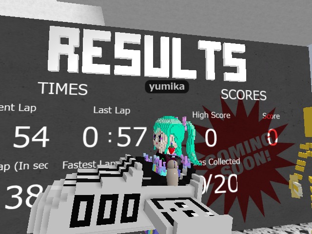 my Lap time 0:57