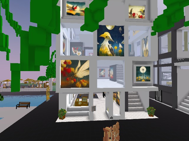 new exhibit in my artchitect island gallery!