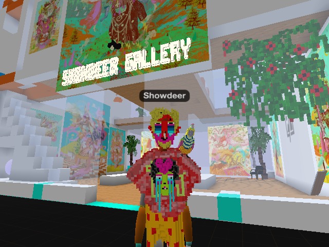 In front of my gallery!