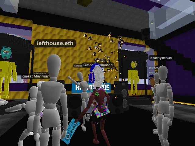 Partying in the #metaverse at #AfrodroidsLab. Come join the fun!
