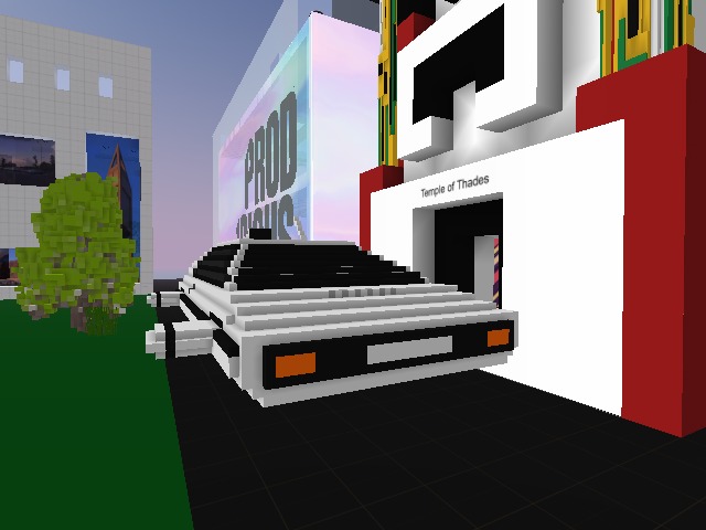 A Delorean outside the event. Yikes!