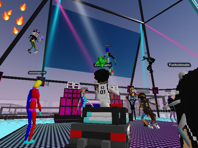 louie on fire at the emanate party