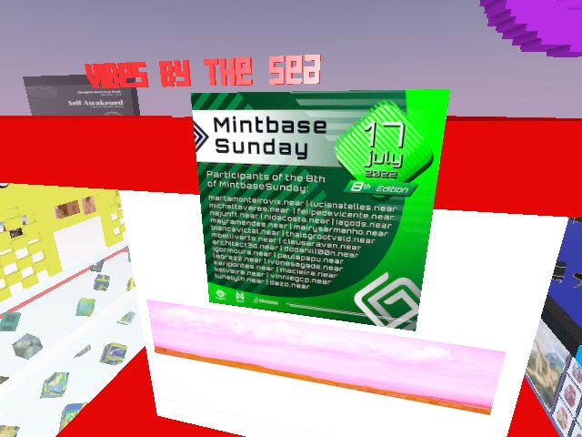 Exhibition of the 8th edition of #MintbaseSunday with #GambiarraDAO and #NEARProtocol funding. https://linktr.ee/mintbasesunday