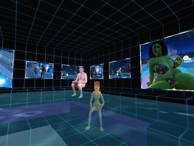 hanging the show all day, opens this week https://www.voxels.com/events/3317
https://opensea.io/collection/lorezcyberpoolparty?search[sortAscending]=true&search[sortBy]=CREATED_DATE