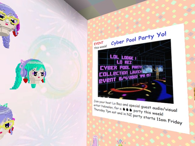 Cyber Pool Party ! 8/4/2022 6pm est
