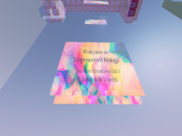 Visit the Empowered Beings Exhibition! Open for 10 more days only! Sign the book to get a POAP :)