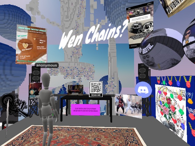 BlockChain Twitter space starting please join us voxel friends!