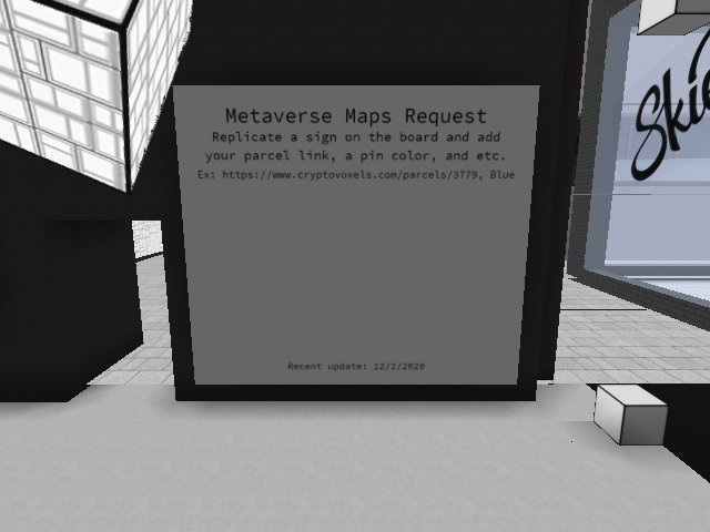 Want to add your place to the map? Just add your place request on this Sandboxed land.