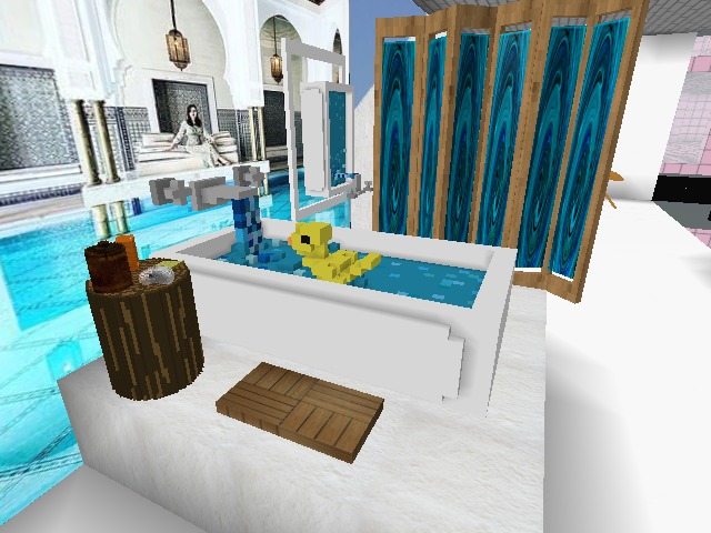 Rubba dub dub, there's a duckie in the tub!