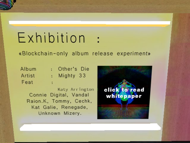 Blockchain-only album release experiment @ geniuscorp's vinylshop