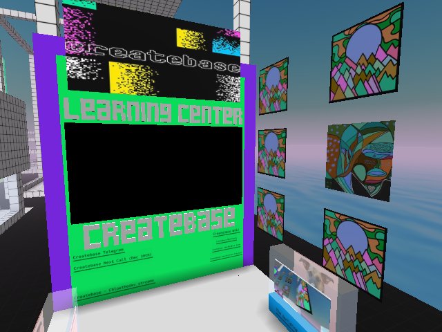 The Createbase Learning Center at the Createbase Piers <3