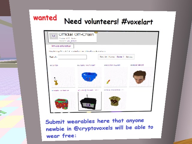 Submit em here:

https://www.voxels.com/collections/off-chain/0x0000000000000000000000000000000000000000/tab/upload