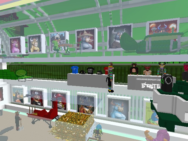 Loads of collectibles in design. Sign the guest book to get free NFTs.