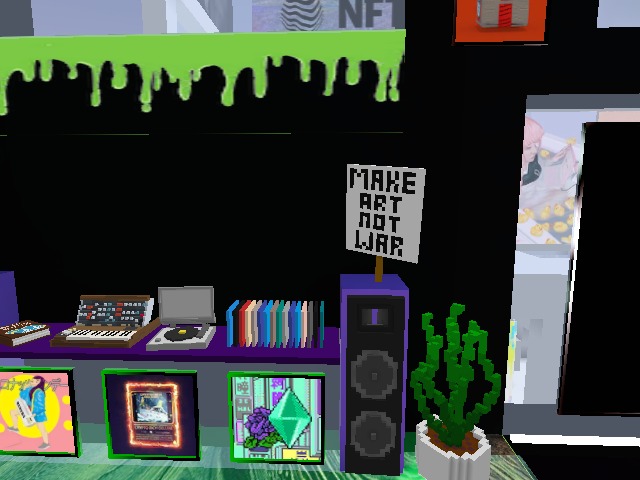 make art not war