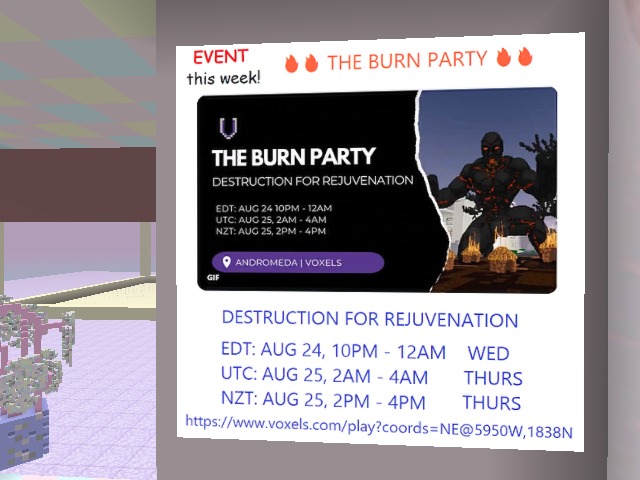 🔥🔥 THE BURN PARTY 🔥🔥EDT: AUG 24, 10PM - 12AM