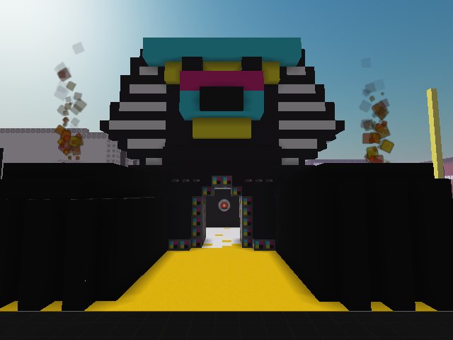 The Sphinx's inside & outside structure is now complete. Happy birthday to The Frarny Sphinx!