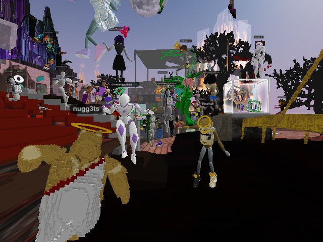 Dancing with Enahuk during the BURN