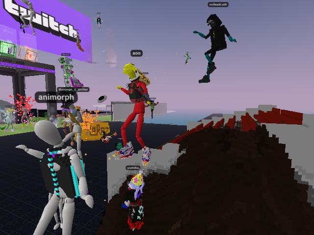 someone in the metaverse is rocking my creations <3 <3 <3 made my day C:
