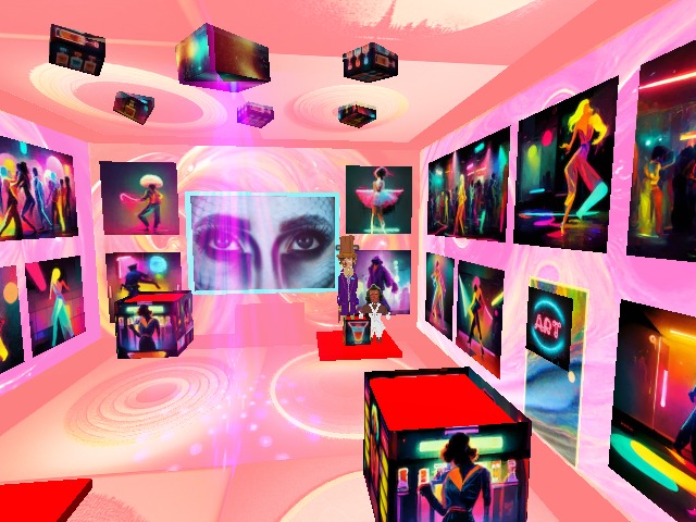 Neon disco
