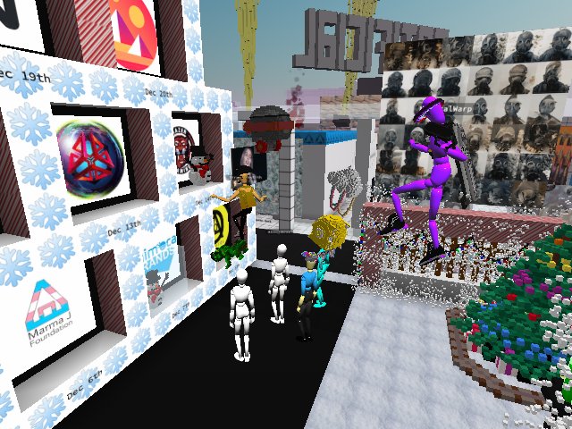 advent door open! come and sing a xmas song!