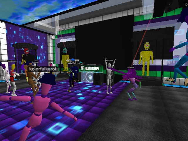 It's lit at the Afrodroids club!