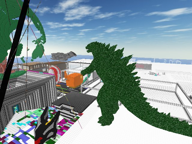It was only a matter of time before something came out of the water!! VOXZILLA!!