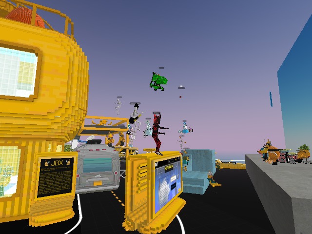 LFG @DarbyTrash and @xtinct_official at the @juiceboxETH parcel in @cryptovoxels