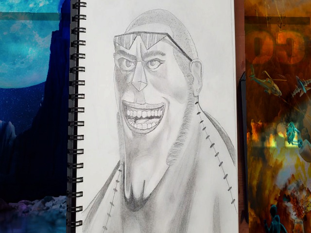 SUUUUPER FRANKY!     
"Your wimpy little moves could never hurt me!"