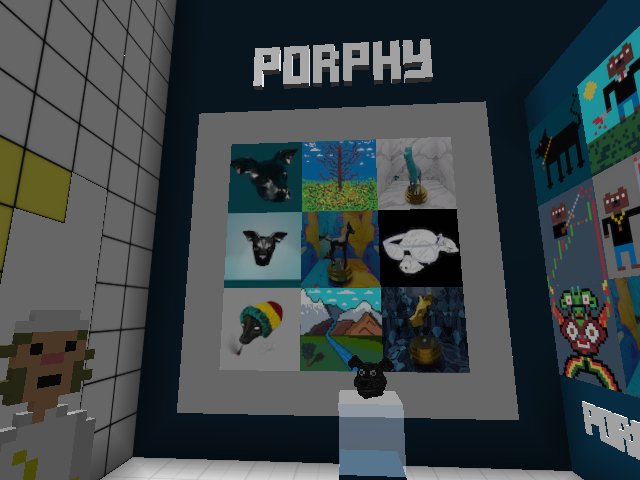 Porphy at the CryptoWiener Open Gallery!