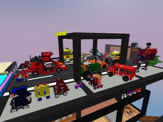 interesting bunch of vehicles.