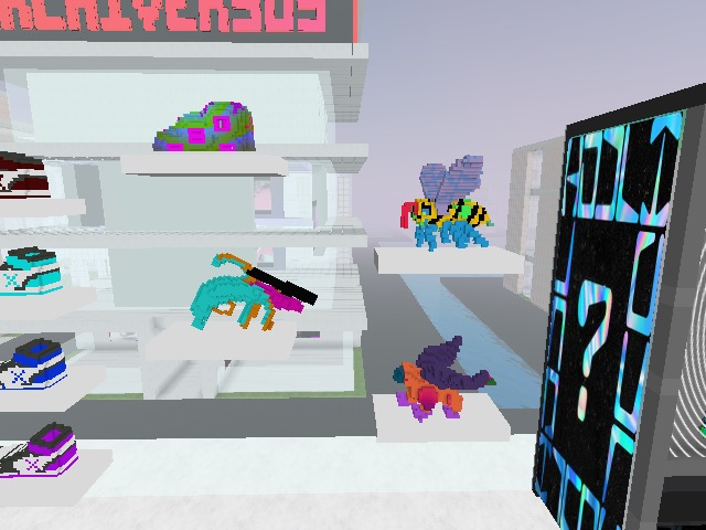 Check out some Awesome Pets and Toys next to Xtinct's Gallery on Architect island! More Soon!