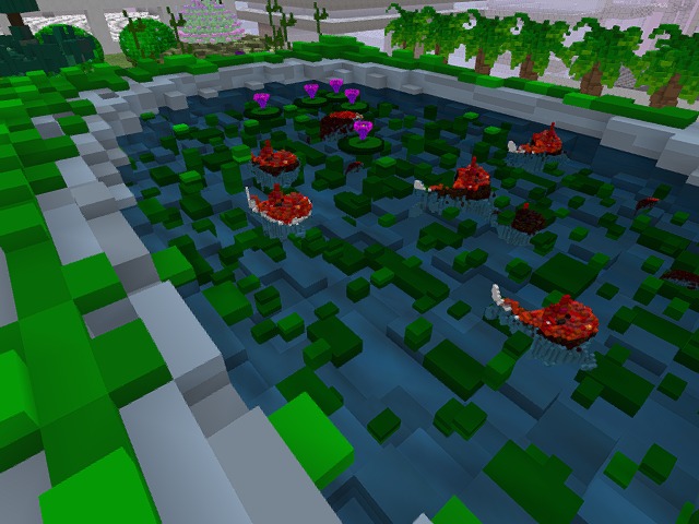 who doesn't like water lilies and Koi Karp.