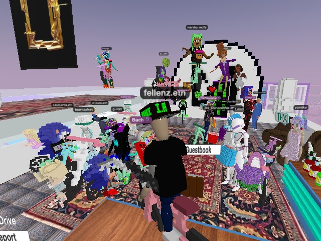 Going bonkers in the Library...